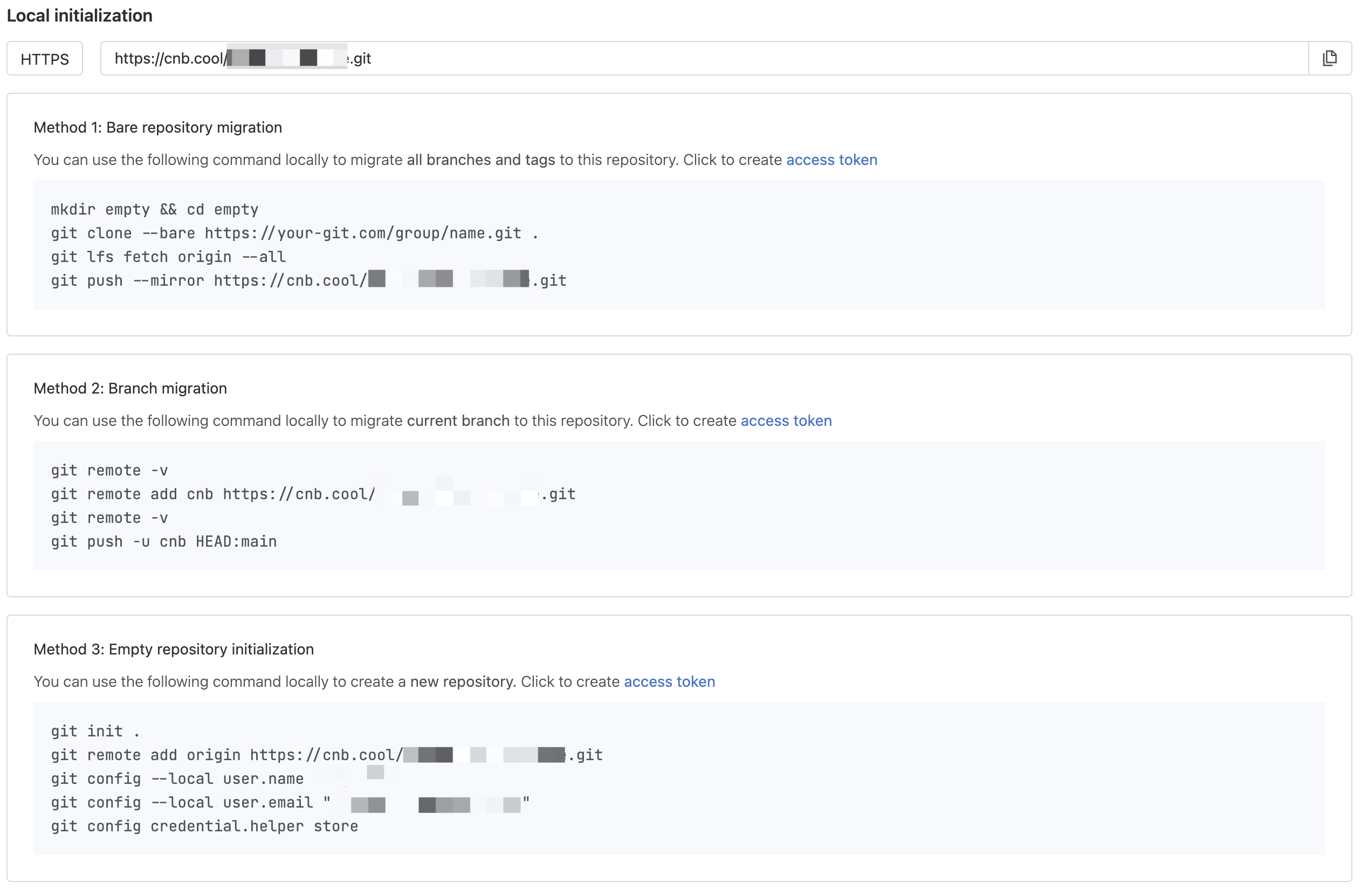 Local Initialization